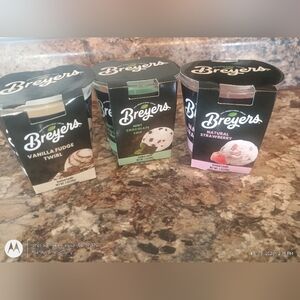 Breyers natural Ice Cream Flavored Jar Glass Candles